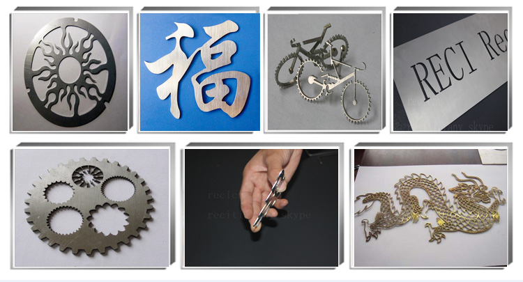 CNC סיבים 1000W לייזר מכונת חיתוך עבור פחמן פלדה 3000x1500mm